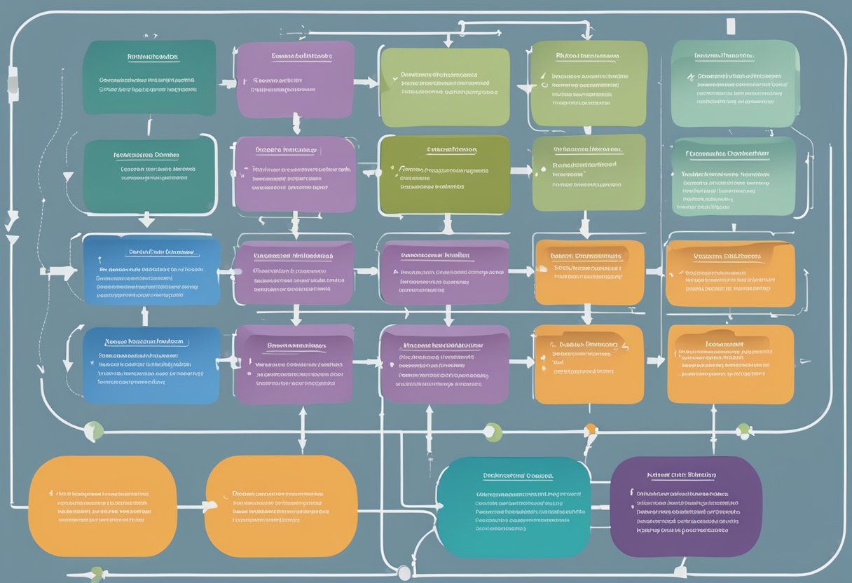 A flowchart of business model options and strategic pathways, with arrows connecting various elements, promoting the Sophie Howard review