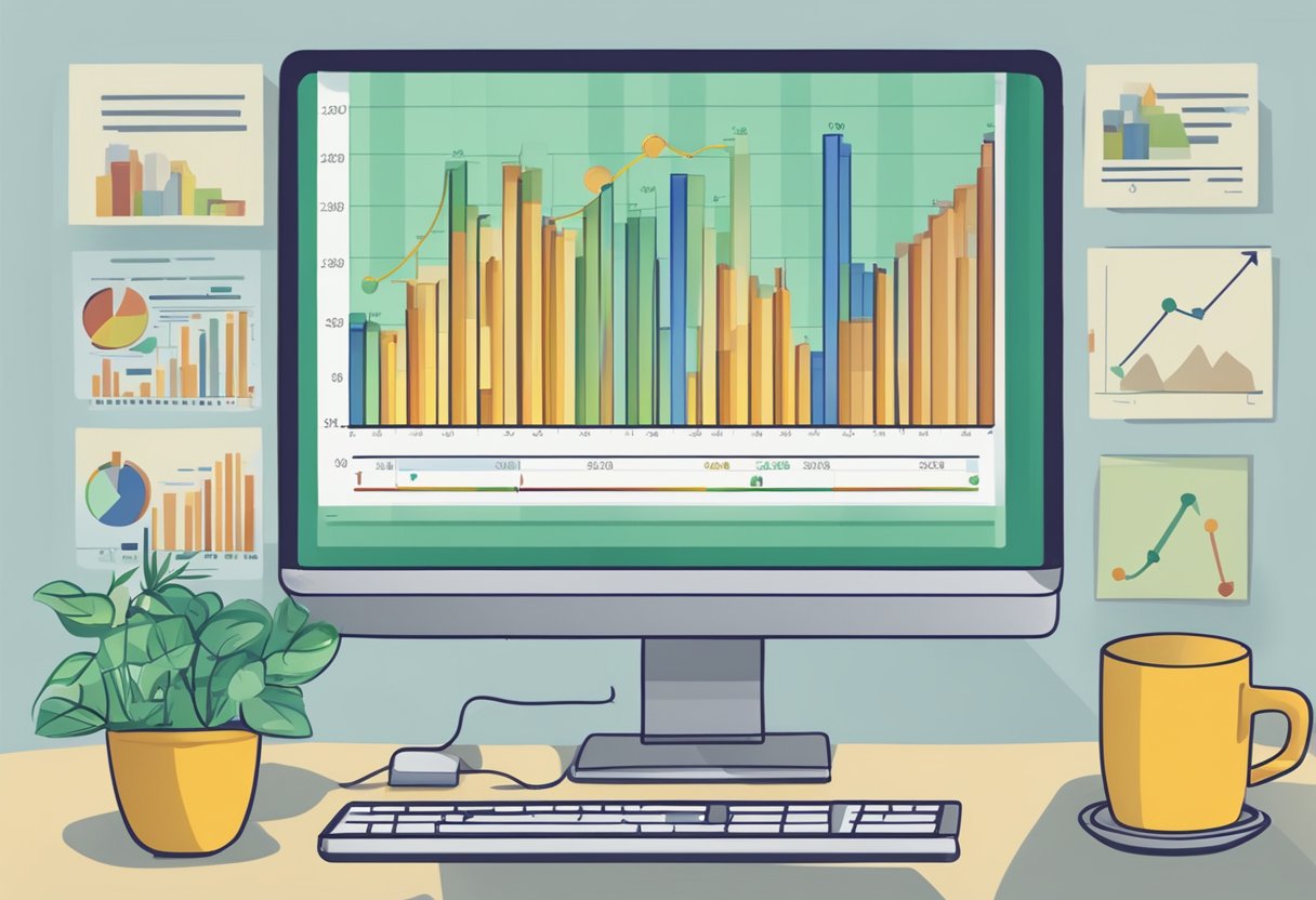 A computer screen displaying "Income On Demand Review" with a graph showing increasing income over time